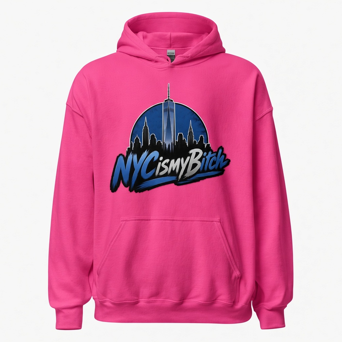 NYC is my Bitch Hoodie in pink