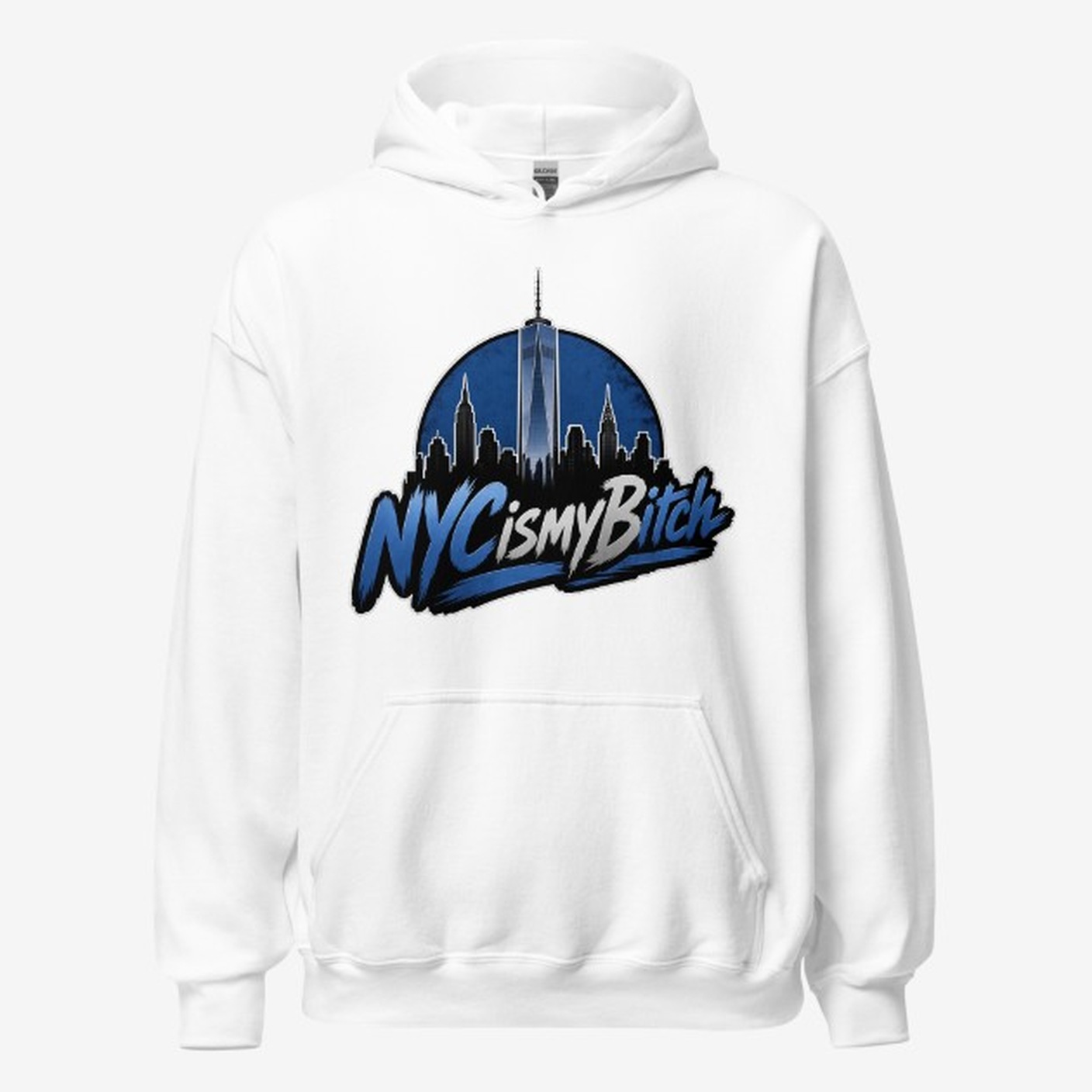 NYC is my Bitch Hoodie in white