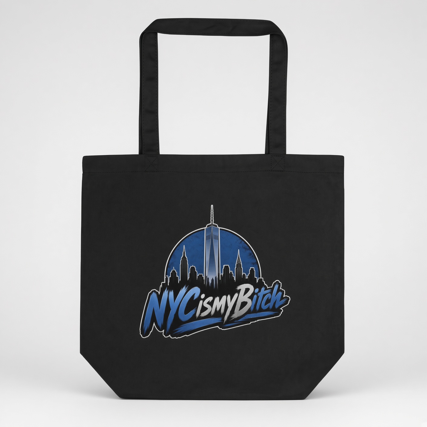 NYC is my Bitch tote bag in black
